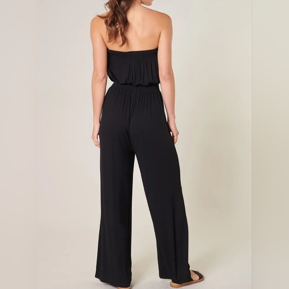 #304 🛑S  BOHO, CHIC, SEXY Ayanna Tube Wide Leg Jumpsuit - Picture 2 of 6